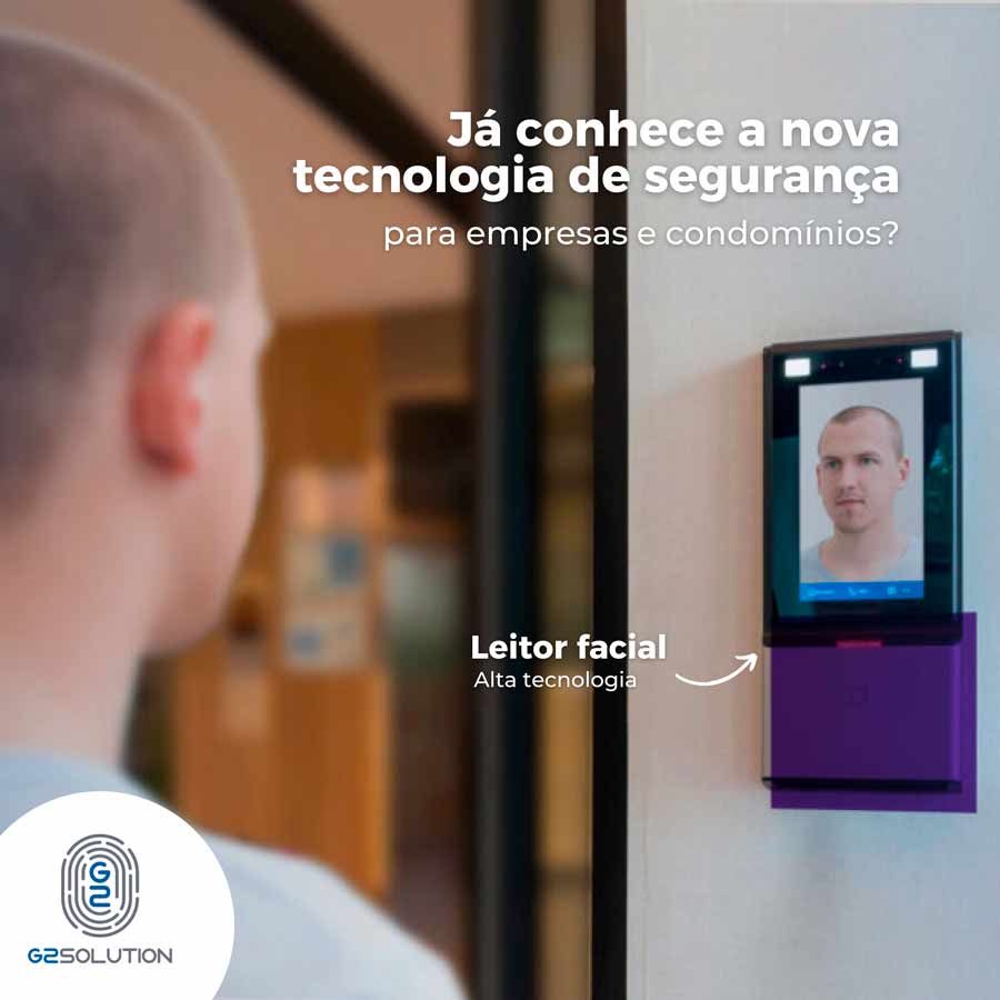 Controle Acesso Portaria: Tecnologia de Segurança com Reconhecimetno Facial Empresa G2 Solutions SP